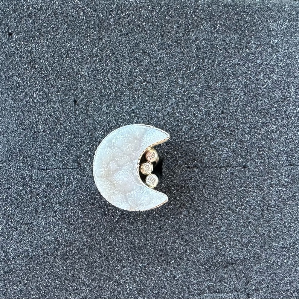 M&S Druzy Moon ring